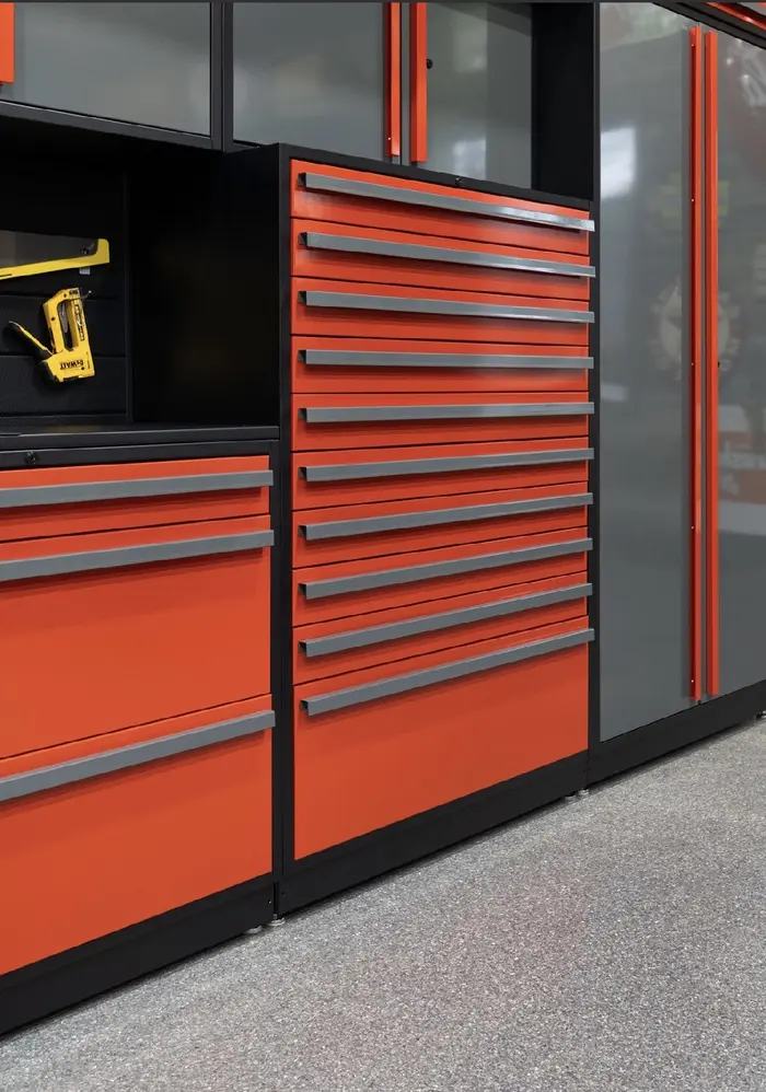 Fusion Plus orange drawer cabinet