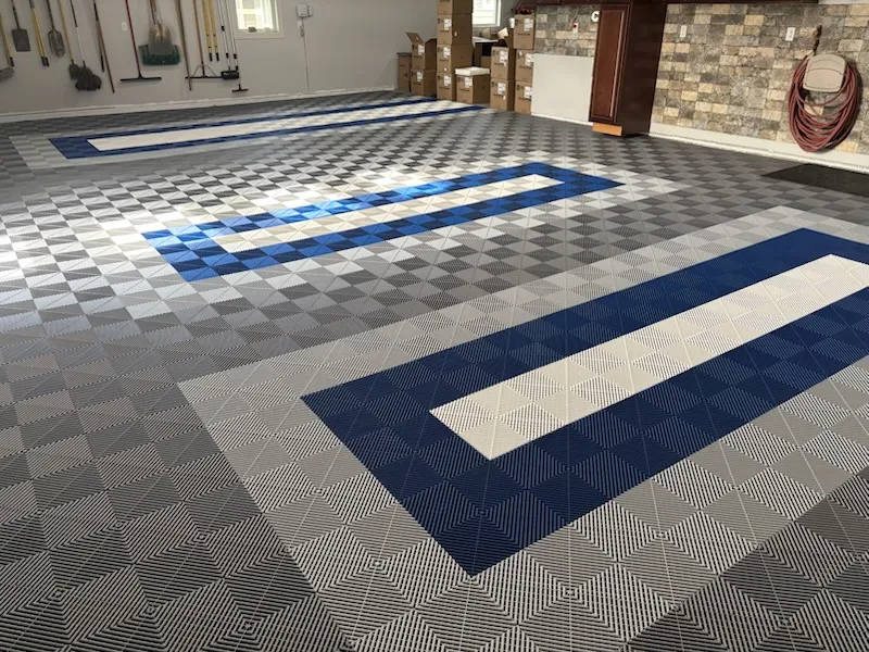 The Runway garage floor